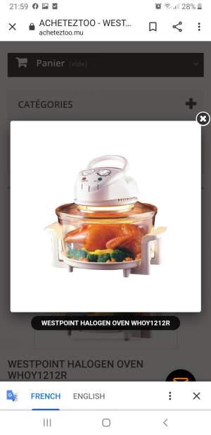FOUR CYCLONE WESPOINT NEW - Kitchen appliances on Aster Vender