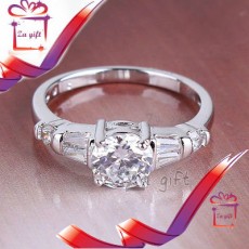 Female : 18 K Silver Filled  Ring  - Rings