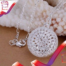 Female : 925 Sterling Silver Heart Necklace - Necklaces on Aster Vender