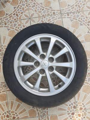 4 Alloy Rims 16# inch (5*114) with tyre - Compact cars