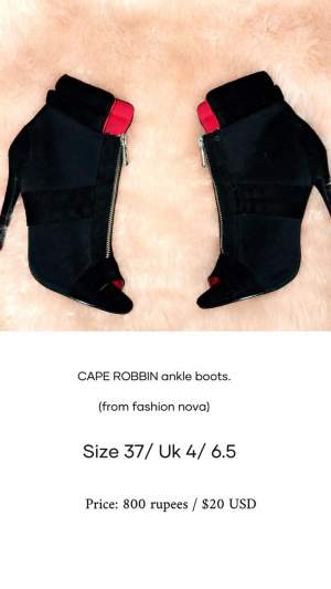 Boot heels. Worn once. Price negotiable  - Women's shoes (ballet, etc)