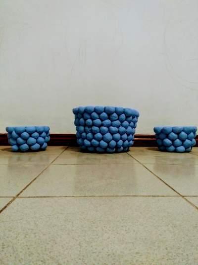 Pot fleur en ciment - Garden Decorations on Aster Vender