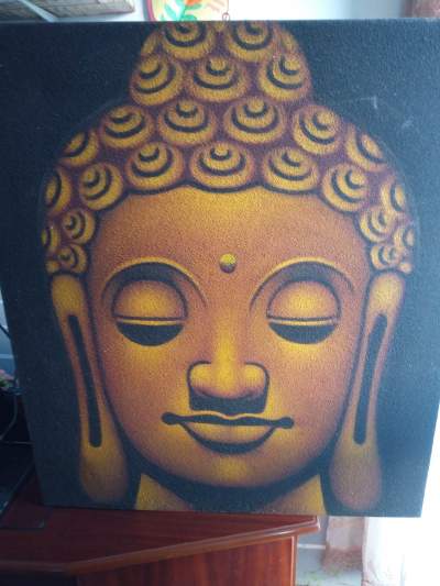 Buddha's head + Buddha's photo frame - Interior Decor