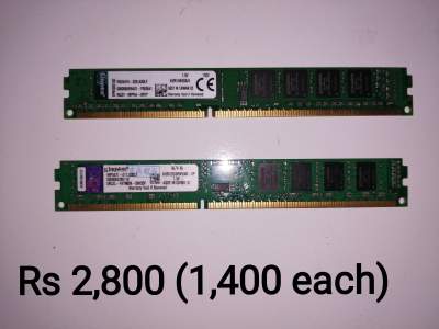 RAM DDR3 8GB Kingston (2x 4GB) Promo -10% - All Informatics Products on Aster Vender
