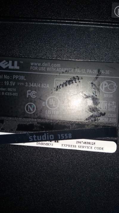 Dell studio - Laptop on Aster Vender