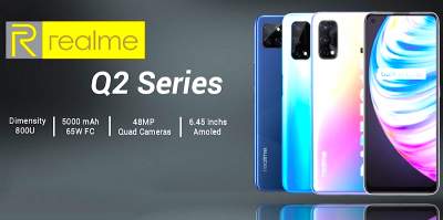 Realme Q2 48MP 128GB ROM Fast Charging - Android Phones