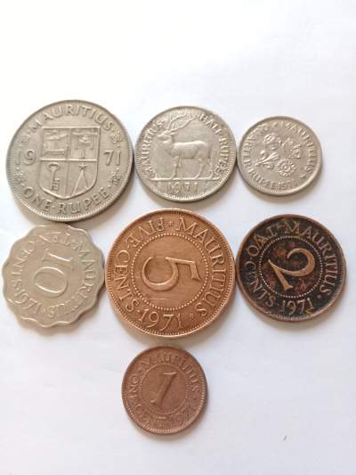 Complete set of colonial coins 1971 - Coins