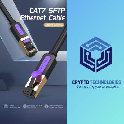 Cat.7 SSTP (Screened Shielded Twisted Pair) Patch Cable - Black - All Informatics Products