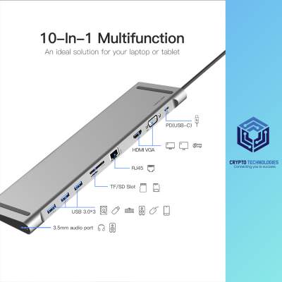 Type-C Male to USB3.0 Female A/HDMI Female A/VGA Female/RJ45 /SD/TF/3. - All Informatics Products
