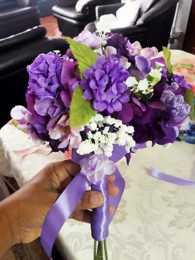 Bouquet and crown set - Wedding Decor