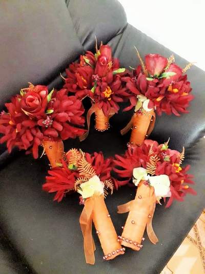 Bridesmaid bouquet set - Wedding Decor