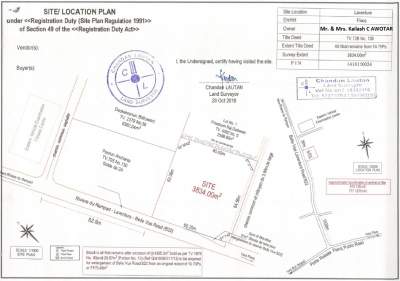 Land for Sale - 91 perches at L'Aventure, Main Road (B22) - Land