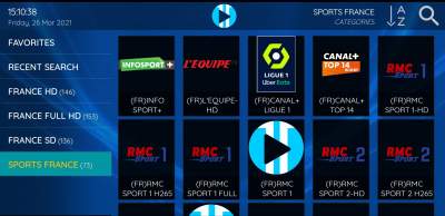 CHAINES IPTV - TV Box on Aster Vender