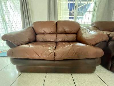 Leather Sofa Set - Sofas couches