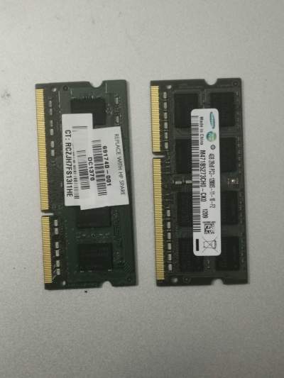 Lot de deux barrettes de RAM 4GB DDR3-1600 - Memory (RAM) on Aster Vender