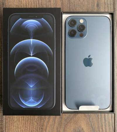 Apple iPhone 12 Pro Max - 128GB - Pacific Blue (Unlocked) - iPhones on Aster Vender