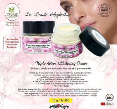TRIPLE ACTION WHITENING CREAM - Cream on Aster Vender