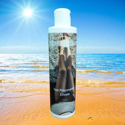 Natural Sun Preparation Cream – SKIN // 250 ML - Body lotion & Cream on Aster Vender