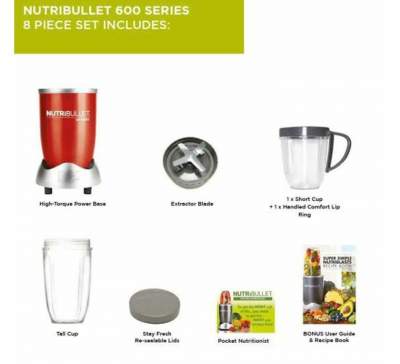 Nutribullet Nutrition Extractor 600W- 12Pcs - Kitchen appliances on Aster Vender