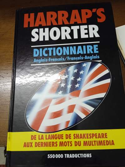 HARRAP DICTIONARY - ENGLISH / FRENCH , FRENCH / ENGLISH - Dictionaries on Aster Vender