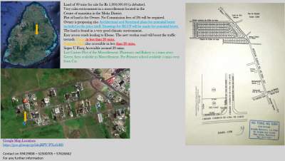Terrain Residentielle a Melrose, Moka - Land