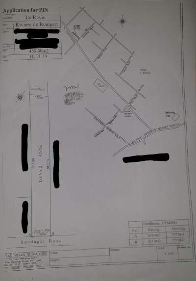 Terrain Residential 10.87P@ 110K,Riviere Du Rempart - Land