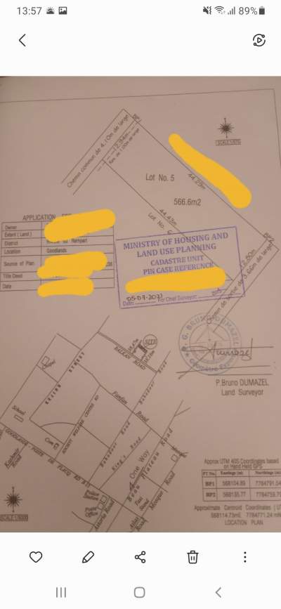 Residential Land For Sale At Goodlands - Land