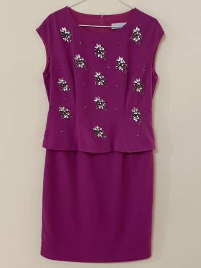 Evening/ party dress UK size 10-12, fuschia pink - Dresses (Women)