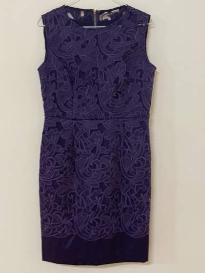 Evening/ party dress, UK size 10-12, purple - Dresses (Women)