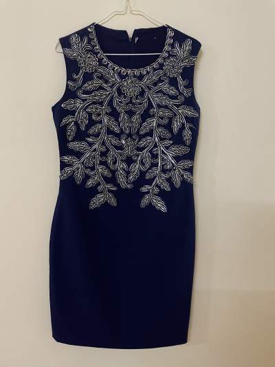 Evening/ party dress UK size 10-12, deep blue/ navy - Dresses (Women)