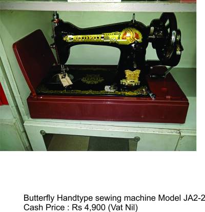 BUTTERFLY HANDTYPE MODEL JA-2 - Sewing Machines on Aster Vender
