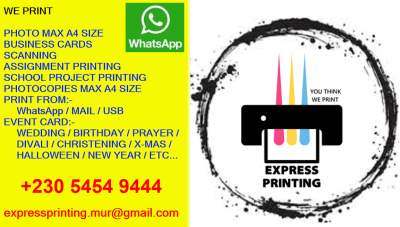 Express Printing - Others on Aster Vender