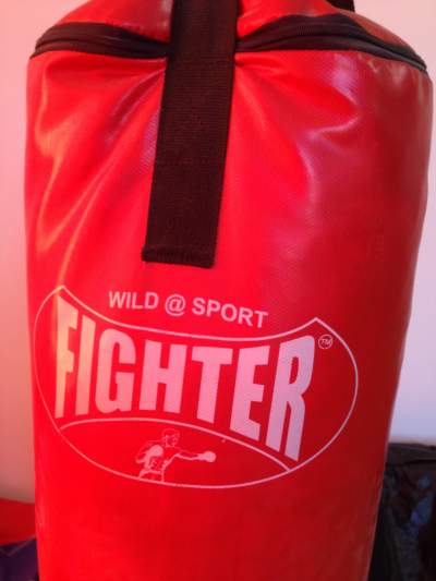 Trojan Dumbbell 20kg Set + Barbell 30kg Set + Punching Bag - Fitness & gym equipment on Aster Vender