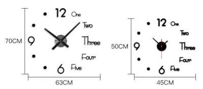 DIY Decorative Wall Clock - All household appliances