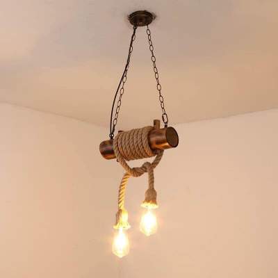 Ceiling Lights - Bamboo *2 rope - Interior Decor