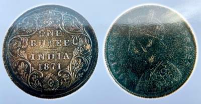 Rear Collection of Indian Coins - Coins