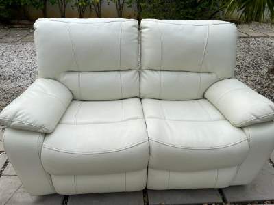 Faux leather sofa set - 6 seater - Sofas couches on Aster Vender