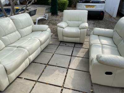Faux-Leather Sofa Set  - 6 seater - Sofas couches on Aster Vender