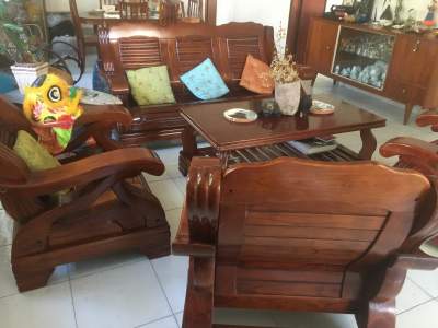 Solid wood sofa - Chairs