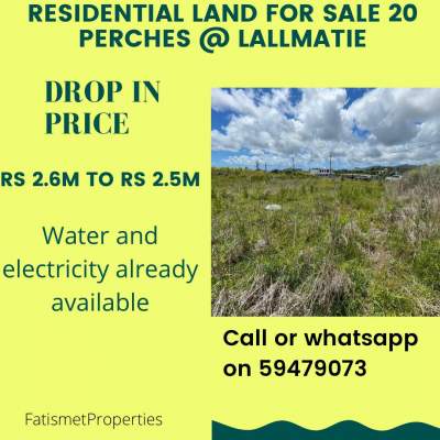 Plot for Sale - Land on Aster Vender