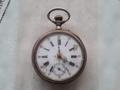Ancienne montre à gousset en argent - 19ème siècle - Antiquities