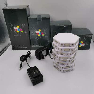 Hexagon magnetic led light - Interior Decor