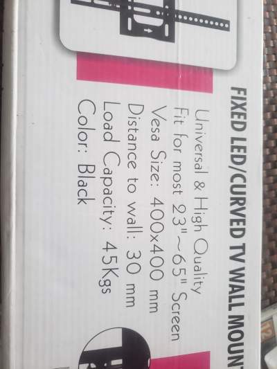 Fixed led/curved tv wall mount  - All household appliances on Aster Vender