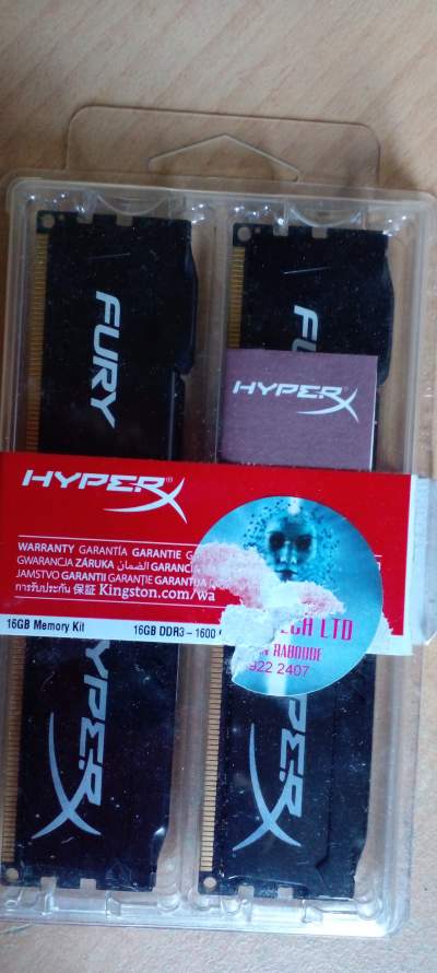 Kingston HyperX HX316C10FBK2/16 16GB(2x8GB) DDR3-1600MHz - Memory (RAM) on Aster Vender