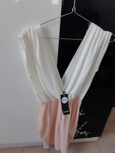 New dress white & pink size 10/12 - Dresses (Women)