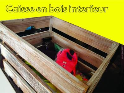 Caisse en bois palette - Interior Decor