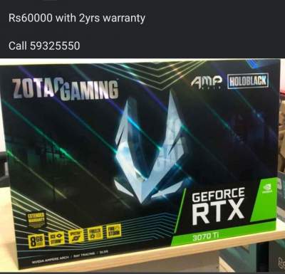 Zotac 3070ti amp holo - All Informatics Products