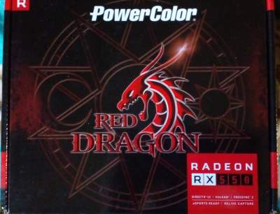 PowerColor Red Dragon Radeon™ RX 550 4GB GDDR5 - Graphic Card (GPU) on Aster Vender