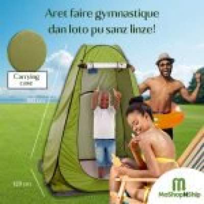 Changing room  Pop-up Tent - Adult Height - Camping equipment on Aster Vender