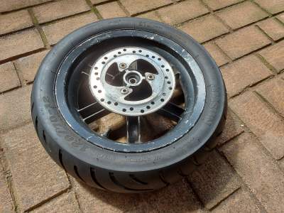RIM & TIRE FOR SCOOTER - 120/70/12 - Spare Parts on Aster Vender